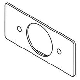 Legrand - Wiremold 5507T1 5507 Series™ Single Receptacle Faceplate 1.59" Diameter